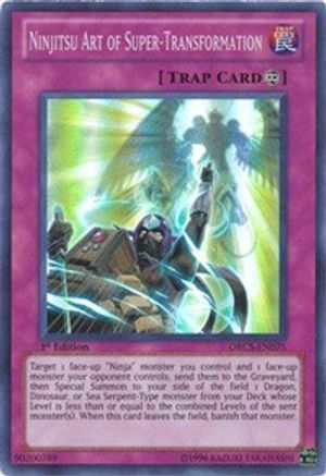 Ninjitsu Art of Super-Transformation (ORCS-EN075) - Order of Chaos 1st Edition Order of Chaos Yugioh Single  Squirtle Squad Card Shop.