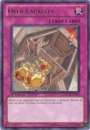 Over Capacity (ORCS-EN077) - Order of Chaos Unlimited Order of Chaos Yugioh Single  Squirtle Squad Card Shop.