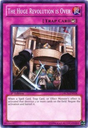 The Huge Revolution is Over (ORCS-EN078) - Order of Chaos Unlimited Order of Chaos Yugioh Single  Squirtle Squad Card Shop.
