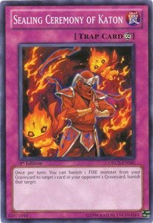 Sealing Ceremony of Katon (ORCS-EN080) - Order of Chaos Unlimited Order of Chaos Yugioh Single  Squirtle Squad Card Shop.