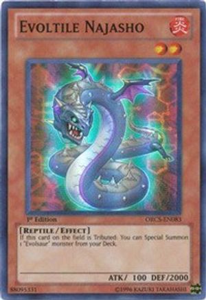 Evoltile Najasho (ORCS-EN083) - Order of Chaos 1st Edition Order of Chaos Yugioh Single  Squirtle Squad Card Shop.