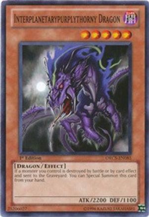 Interplanetarypurplythorny Dragon (ORCS-EN085) - Order of Chaos Unlimited Order of Chaos Yugioh Single  Squirtle Squad Card Shop.