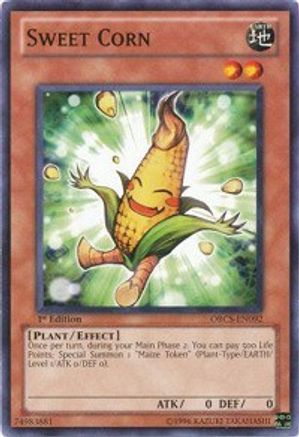Sweet Corn (ORCS-EN092) - Order of Chaos 1st Edition Order of Chaos Yugioh Single  Squirtle Squad Card Shop.