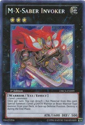 M-X-Saber Invoker (ORCS-EN099) - Order of Chaos Unlimited Order of Chaos Yugioh Single  Squirtle Squad Card Shop.