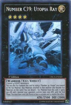 Number C39: Utopia Ray (Ghost Rare) (ORCS-EN040) - Order of Chaos 1st Edition Order of Chaos Yugioh Single  Squirtle Squad Card Shop.