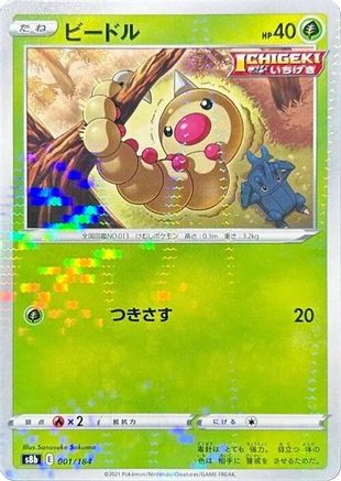 Weedle (Mirror Holofoil) (001/184) - S8b VMAX Climax Holofoil S8b: VMAX Climax Pokemon Japanese Single  Squirtle Squad Card Shop.