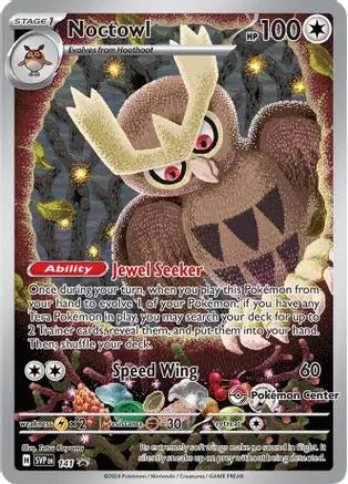 Noctowl (Pokemon Center Exclusive) 141  - Holofoil SV Scarlet & Violet Promo Cards - Promo SV: Scarlet & Violet Promo Cards Pokemon Single  Squirtle Squad Card Shop.