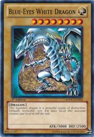 Blue-Eyes White Dragon (SDDC-EN004) - Structure Deck: Dragons Collide Unlimited Structure Deck: Dragons Collide Yugioh Single  Squirtle Squad Card Shop.