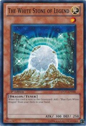 The White Stone of Legend (SDDC-EN006) - Structure Deck: Dragons Collide 1st Edition Structure Deck: Dragons Collide Yugioh Single  Squirtle Squad Card Shop.