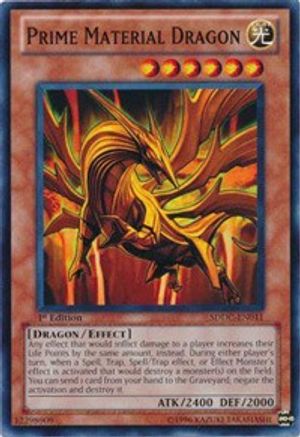Prime Material Dragon (SDDC-EN011) - Structure Deck: Dragons Collide 1st Edition Structure Deck: Dragons Collide Yugioh Single  Squirtle Squad Card Shop.