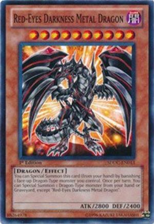 Red-Eyes Darkness Metal Dragon (SDDC-EN013) - Structure Deck: Dragons Collide Unlimited Structure Deck: Dragons Collide Yugioh Single  Squirtle Squad Card Shop.