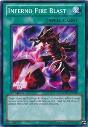 Inferno Fire Blast (SDDC-EN026) - Structure Deck: Dragons Collide Unlimited Structure Deck: Dragons Collide Yugioh Single  Squirtle Squad Card Shop.