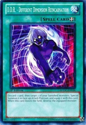 D.D.R. - Different Dimension Reincarnation (SDDC-EN034) - Structure Deck: Dragons Collide 1st Edition Structure Deck: Dragons Collide Yugioh Single  Squirtle Squad Card Shop.