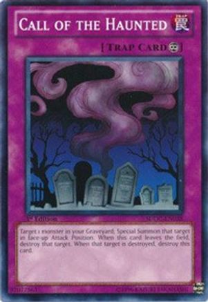 Call of the Haunted (SDDC-EN038) - Structure Deck: Dragons Collide 1st Edition Structure Deck: Dragons Collide Yugioh Single  Squirtle Squad Card Shop.