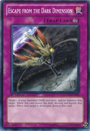 Escape from the Dark Dimension (SDDC-EN040) - Structure Deck: Dragons Collide Unlimited Structure Deck: Dragons Collide Yugioh Single  Squirtle Squad Card Shop.
