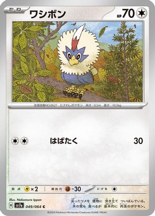 Rufflet (049/064) - SV7a Paradise Dragona SV7a: Paradise Dragona Pokemon Japanese Single  Squirtle Squad Card Shop.