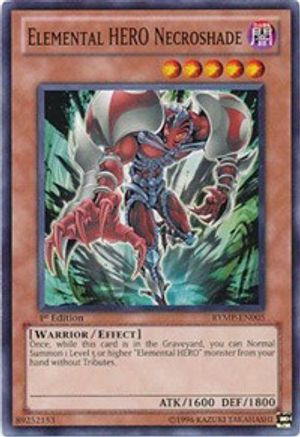 Elemental HERO Necroshade (RYMP-EN005) - Ra Yellow Mega Pack Unlimited Ra Yellow Mega Pack Yugioh Single  Squirtle Squad Card Shop.