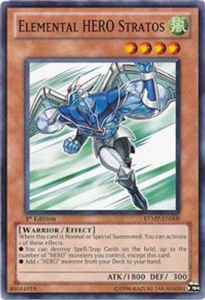 Elemental HERO Stratos (RYMP-EN008) - Ra Yellow Mega Pack 1st Edition Ra Yellow Mega Pack Yugioh Single  Squirtle Squad Card Shop.