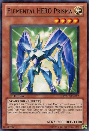 Elemental HERO Prisma (RYMP-EN012) - Ra Yellow Mega Pack 1st Edition Ra Yellow Mega Pack Yugioh Single  Squirtle Squad Card Shop.
