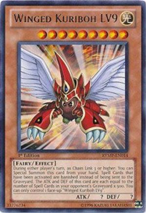 Winged Kuriboh LV9 (RYMP-EN014) - Ra Yellow Mega Pack Unlimited Ra Yellow Mega Pack Yugioh Single  Squirtle Squad Card Shop.