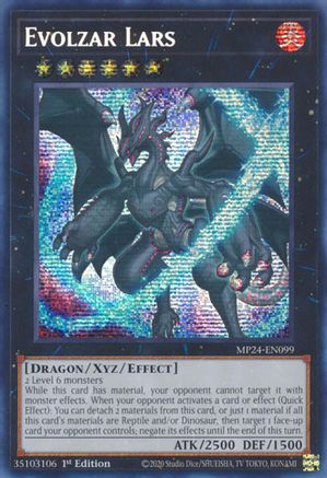 Evolzar Lars (MP24-EN099) - 25th Anniversary Tin: Dueling Mirrors 1st Edition 25th Anniversary Tin: Dueling Mirrors Yugioh Single  Squirtle Squad Card Shop.