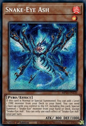 Snake-Eye Ash (MP24-EN110) - 25th Anniversary Tin: Dueling Mirrors 1st Edition 25th Anniversary Tin: Dueling Mirrors Yugioh Single  Squirtle Squad Card Shop.