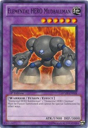 Elemental HERO Mudballman (RYMP-EN018) - Ra Yellow Mega Pack Unlimited Ra Yellow Mega Pack Yugioh Single  Squirtle Squad Card Shop.