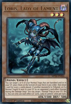 Loris, Lady of Lament (MP24-EN164) - 25th Anniversary Tin: Dueling Mirrors 1st Edition 25th Anniversary Tin: Dueling Mirrors Yugioh Single  Squirtle Squad Card Shop.