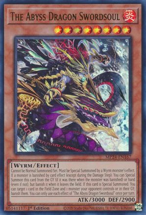 The Abyss Dragon Swordsoul (MP24-EN167) - 25th Anniversary Tin: Dueling Mirrors 1st Edition 25th Anniversary Tin: Dueling Mirrors Yugioh Single  Squirtle Squad Card Shop.