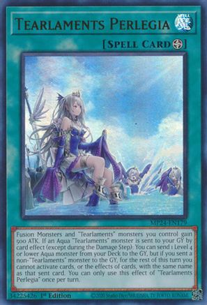 Tearlaments Perlegia (MP24-EN179) - 25th Anniversary Tin: Dueling Mirrors 1st Edition 25th Anniversary Tin: Dueling Mirrors Yugioh Single  Squirtle Squad Card Shop.