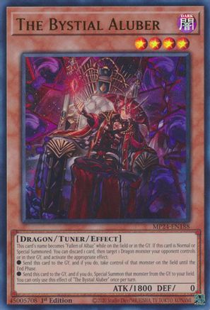The Bystial Aluber (MP24-EN188) - 25th Anniversary Tin: Dueling Mirrors 1st Edition 25th Anniversary Tin: Dueling Mirrors Yugioh Single  Squirtle Squad Card Shop.