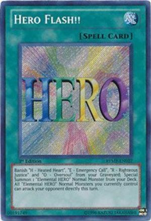 Hero Flash!! (RYMP-EN027) - Ra Yellow Mega Pack Unlimited Ra Yellow Mega Pack Yugioh Single  Squirtle Squad Card Shop.