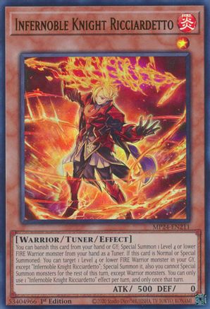 Infernoble Knight Ricciardetto (MP24-EN211) - 25th Anniversary Tin: Dueling Mirrors 1st Edition 25th Anniversary Tin: Dueling Mirrors Yugioh Single  Squirtle Squad Card Shop.