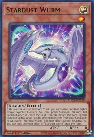 Stardust Wurm (MP24-EN229) - 25th Anniversary Tin: Dueling Mirrors 1st Edition 25th Anniversary Tin: Dueling Mirrors Yugioh Single  Squirtle Squad Card Shop.