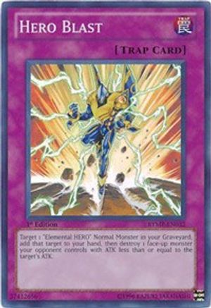 Hero Blast (RYMP-EN032) - Ra Yellow Mega Pack 1st Edition Ra Yellow Mega Pack Yugioh Single  Squirtle Squad Card Shop.