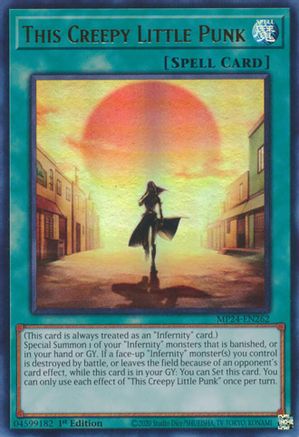 This Creepy Little Punk (MP24-EN262) - 25th Anniversary Tin: Dueling Mirrors 1st Edition 25th Anniversary Tin: Dueling Mirrors Yugioh Single  Squirtle Squad Card Shop.