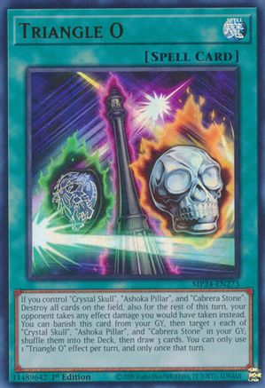 Triangle O (MP24-EN273) - 25th Anniversary Tin: Dueling Mirrors 1st Edition 25th Anniversary Tin: Dueling Mirrors Yugioh Single  Squirtle Squad Card Shop.