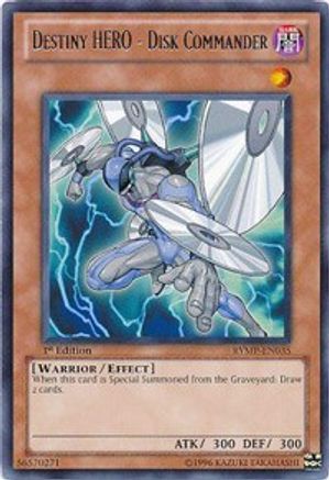 Destiny HERO - Disk Commander (RYMP-EN035) - Ra Yellow Mega Pack Unlimited Ra Yellow Mega Pack Yugioh Single  Squirtle Squad Card Shop.