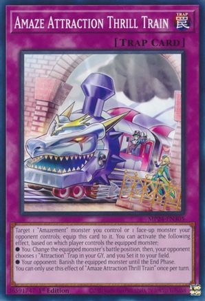Amaze Attraction Thrill Train (MP24-EN305) - 25th Anniversary Tin: Dueling Mirrors 1st Edition 25th Anniversary Tin: Dueling Mirrors Yugioh Single  Squirtle Squad Card Shop.