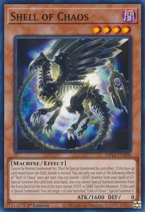 Shell of Chaos (MP24-EN308) - 25th Anniversary Tin: Dueling Mirrors 1st Edition 25th Anniversary Tin: Dueling Mirrors Yugioh Single  Squirtle Squad Card Shop.