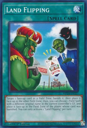 Land Flipping (MP24-EN327) - 25th Anniversary Tin: Dueling Mirrors 1st Edition 25th Anniversary Tin: Dueling Mirrors Yugioh Single  Squirtle Squad Card Shop.