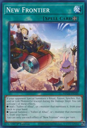 New Frontier (MP24-EN346) - 25th Anniversary Tin: Dueling Mirrors 1st Edition 25th Anniversary Tin: Dueling Mirrors Yugioh Single  Squirtle Squad Card Shop.