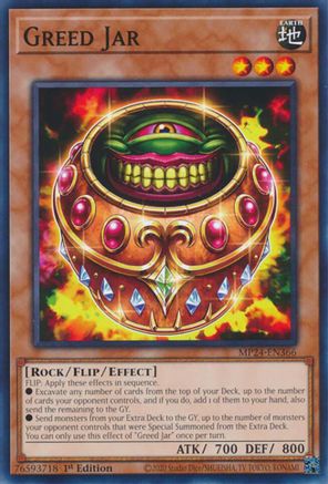 Greed Jar (MP24-EN366) - 25th Anniversary Tin: Dueling Mirrors 1st Edition 25th Anniversary Tin: Dueling Mirrors Yugioh Single  Squirtle Squad Card Shop.