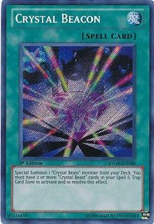 Crystal Beacon (RYMP-EN048) - Ra Yellow Mega Pack 1st Edition Ra Yellow Mega Pack Yugioh Single  Squirtle Squad Card Shop.