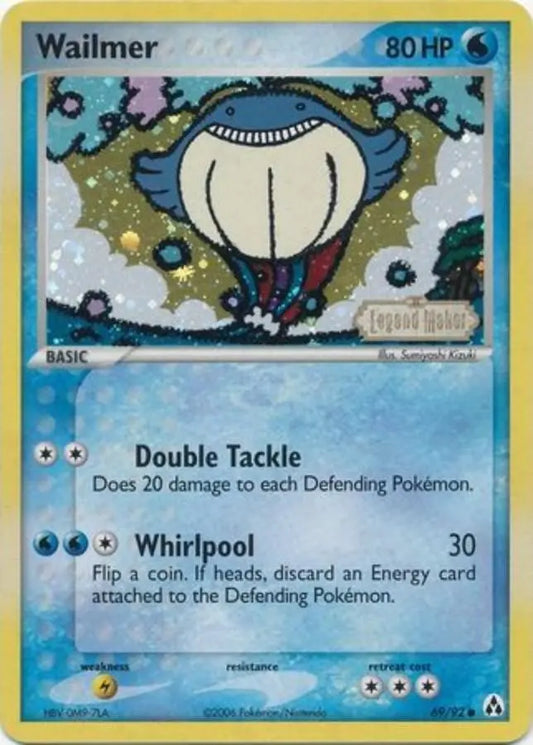 Pokemon - Ex Legend Maker - Wailmer 69/92 - Condition (NM)