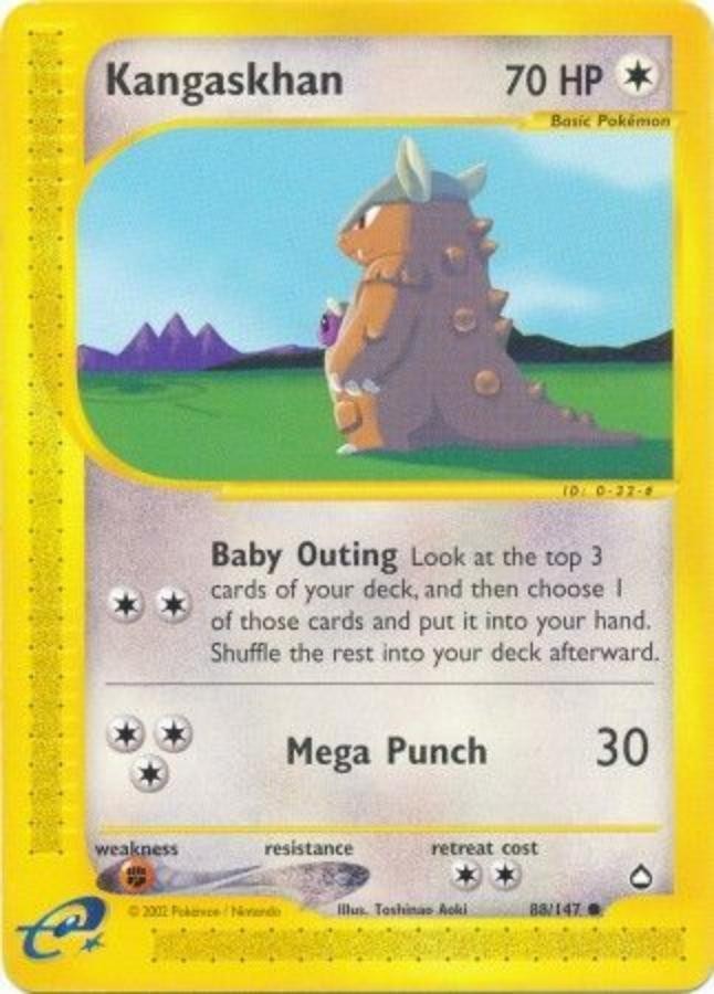 Pokemon - Aquapolis  - Kangaskhan 88/147- Condition (NM) 