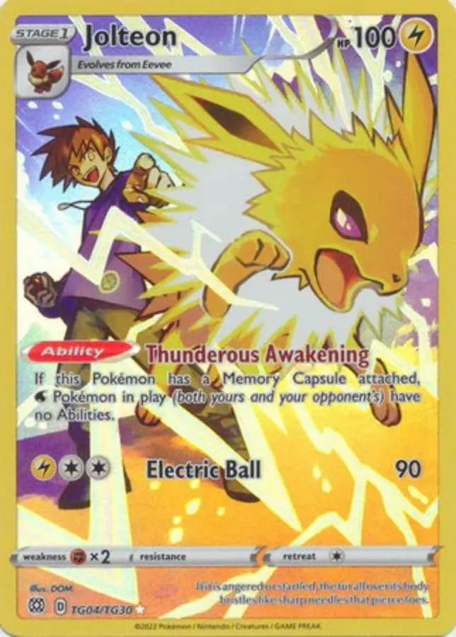 Pokemon - Briliant Stars - Jolteon TG04/TG30 - Condition (MINT)