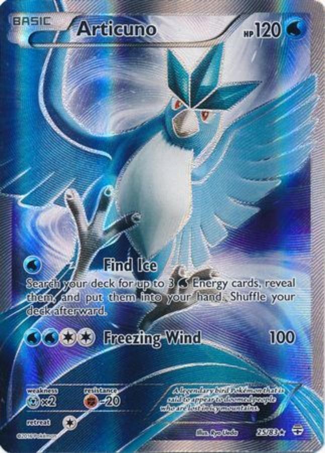 Pokemon - XY Generatios - Articuno 25/83 - Condition (LP-EX)