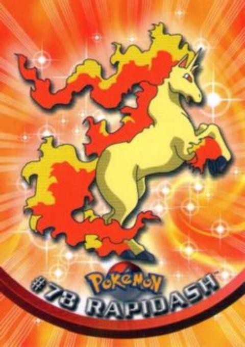 Pokemon - Topps Series 2 - #78 Rapidash - Condition (NM)