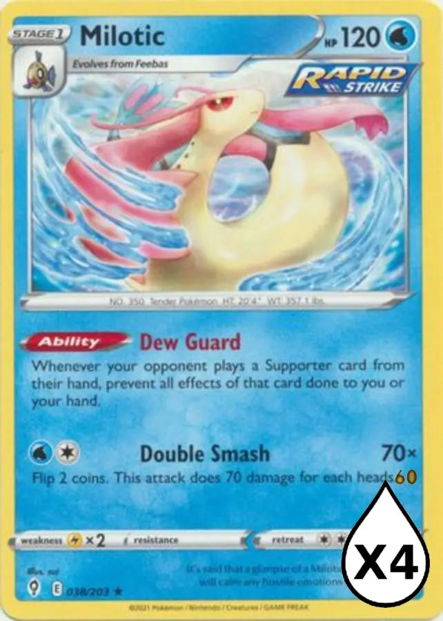 Pokemon - Evolving Skies - Milotic 038/203 - Condition (MINT)